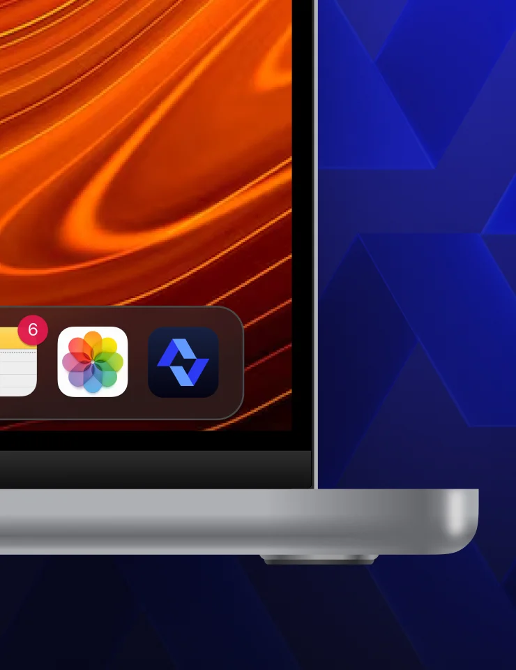 Traxia app icon in a MacBook dock